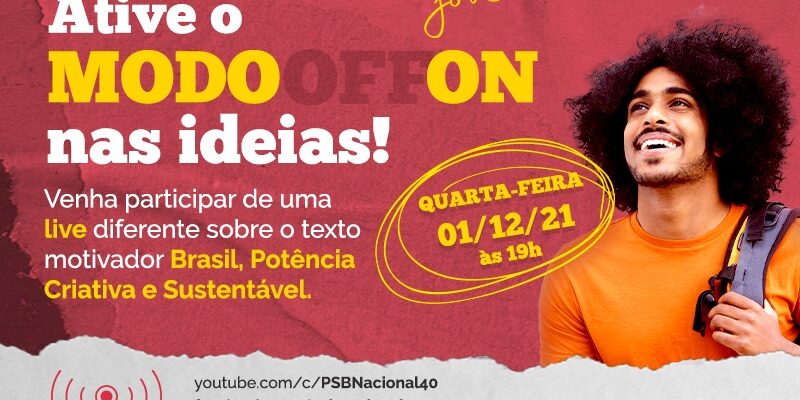 Live sobre o Concurso Nacional de Redação da Autorreforma será na sexta